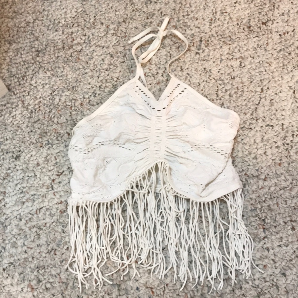 Free people fringe top